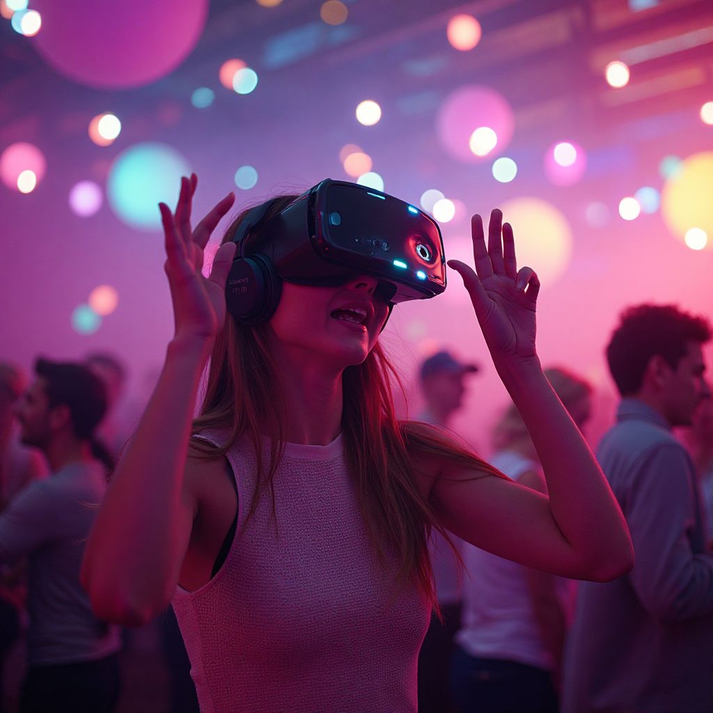 Réalité virtuelle fête
